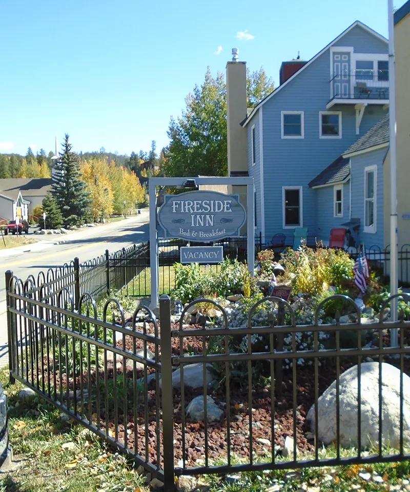 fencing outside the Fireside Inn