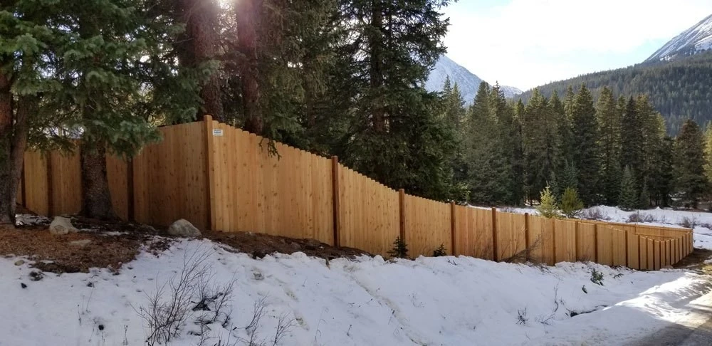 A solid wood fence from Strategic Fence